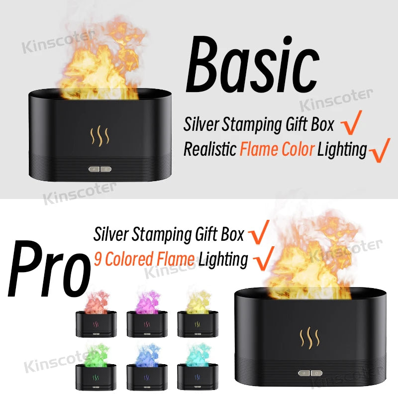 GlowMist™ – Nawilżacz Powietrza z Efektem Płomienia